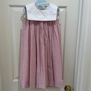 Striped Red and White Kids Dress